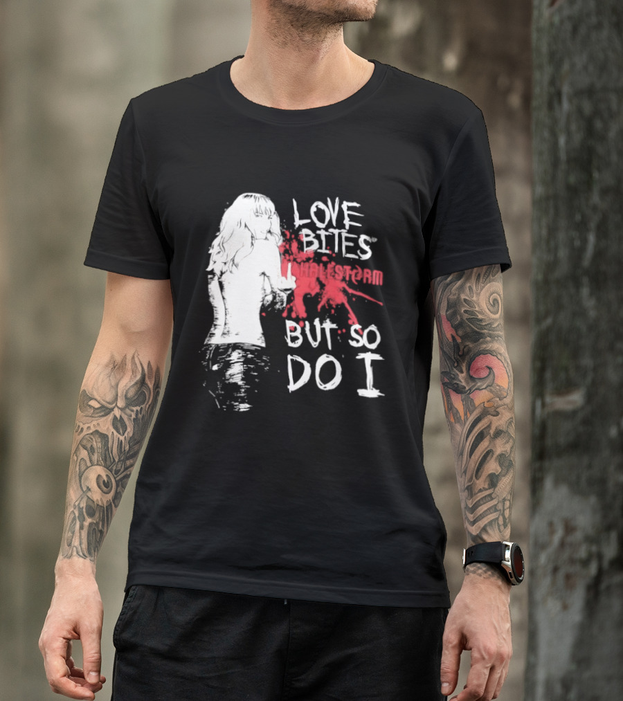 Halestorm Love Bites But So Do I Middle Finger Women's Clothing T-Shirt