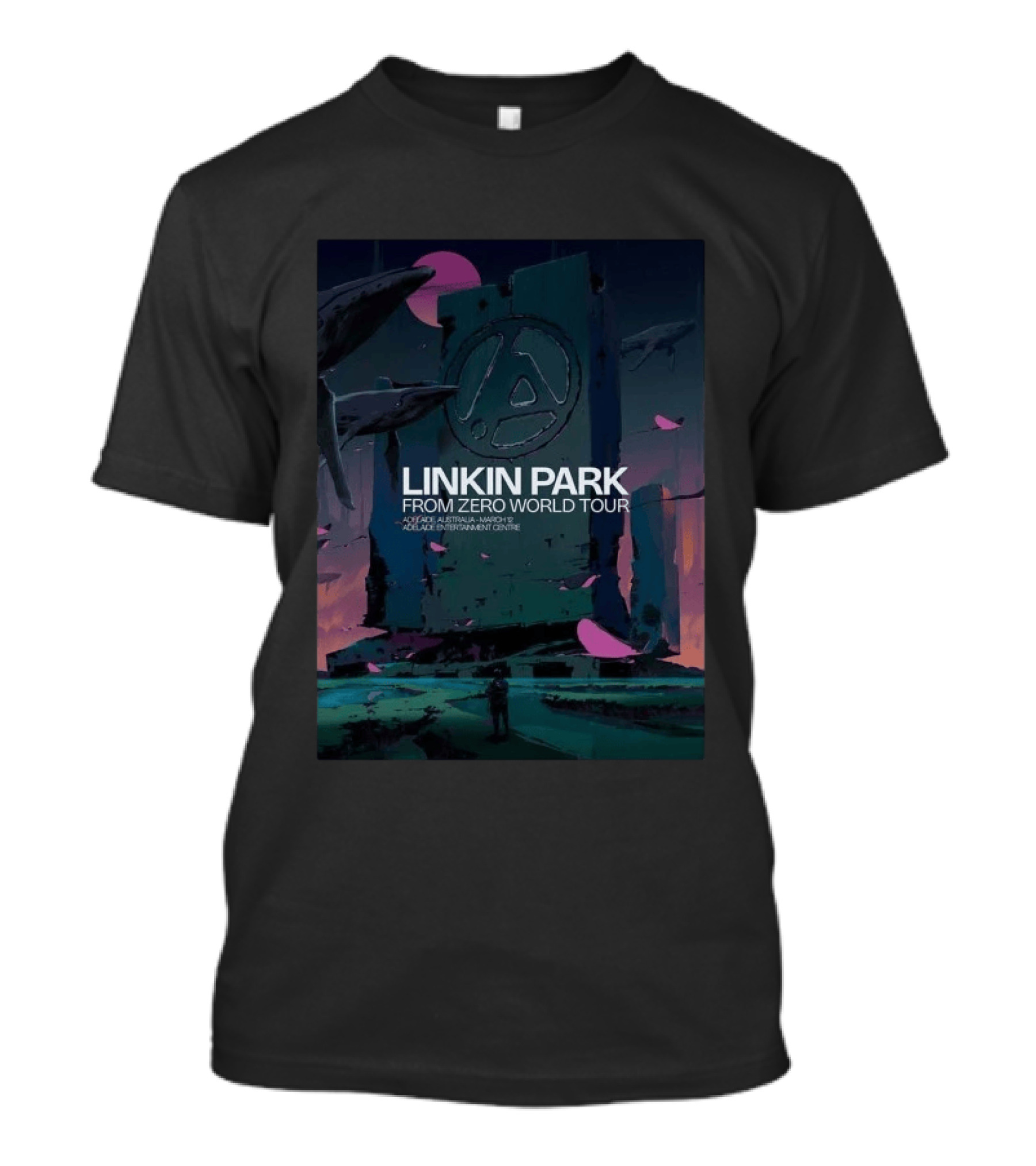 Linkin Park From Zero World Tour Adelaide Australia March 12 2026 Adelaide Entertainment Centre T-Shirt