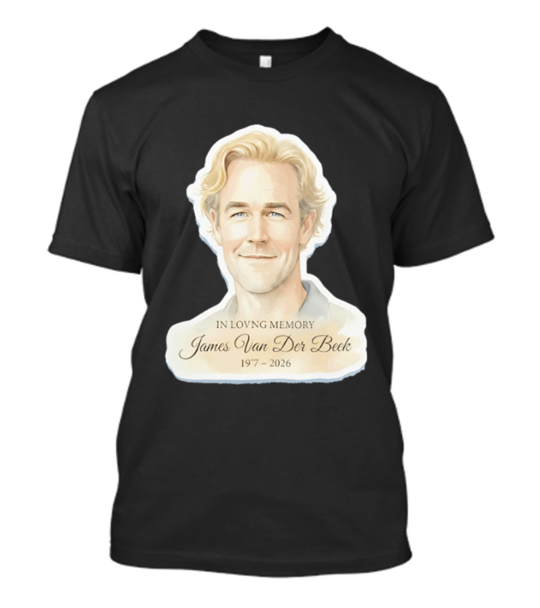 James Van Der Beek In Loving Memory 1977 2026 T-Shirt