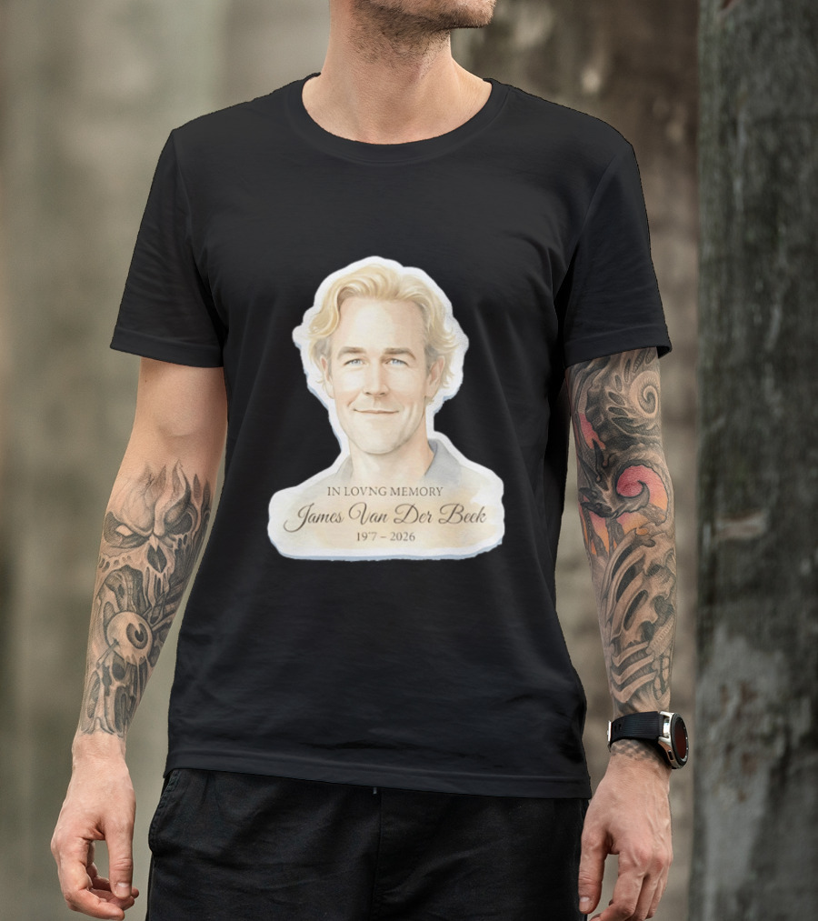 James Van Der Beek In Loving Memory 1977 2026 T-Shirt