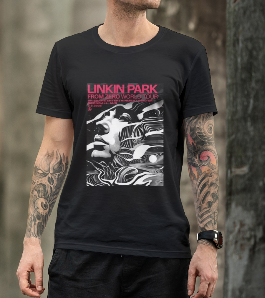 Linkin Park From Zero World Tour Brisbane Entertainment Center Boondall Australia March 3 2026 T-Shirt