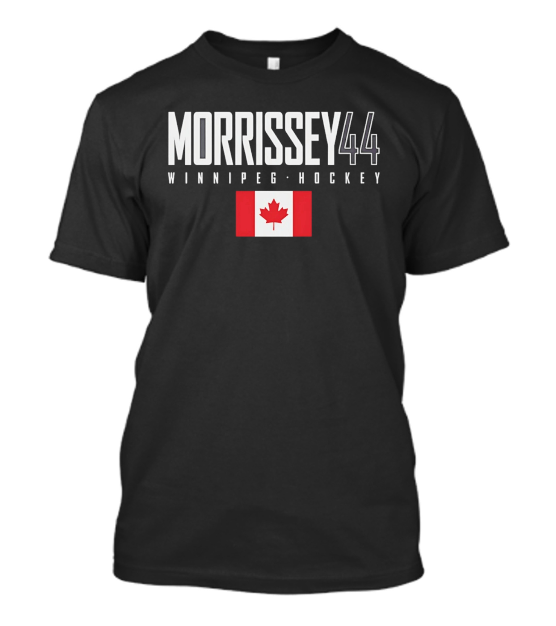 Morrissey 44 Winnipeg Hockey Canada Flag T-Shirt