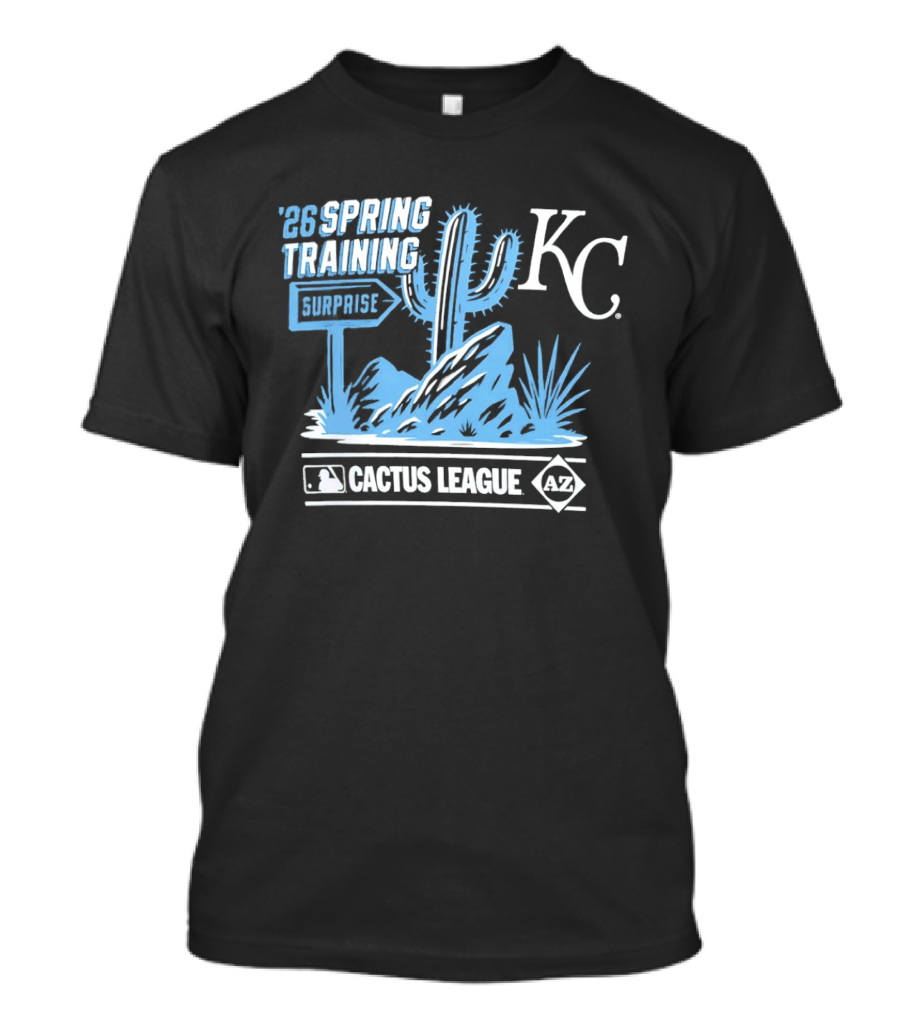 KC Royals 2026 Spring Training Surprise Cactus League Majestic T-Shirt