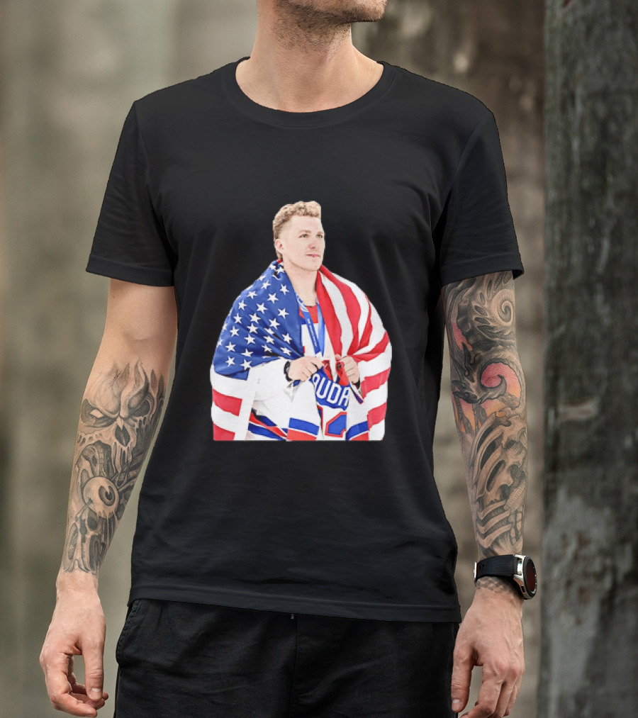 Matthew Tkachuk Team USA 2026 Milano Cortina Winter Olympics Golden Goal T-Shirt