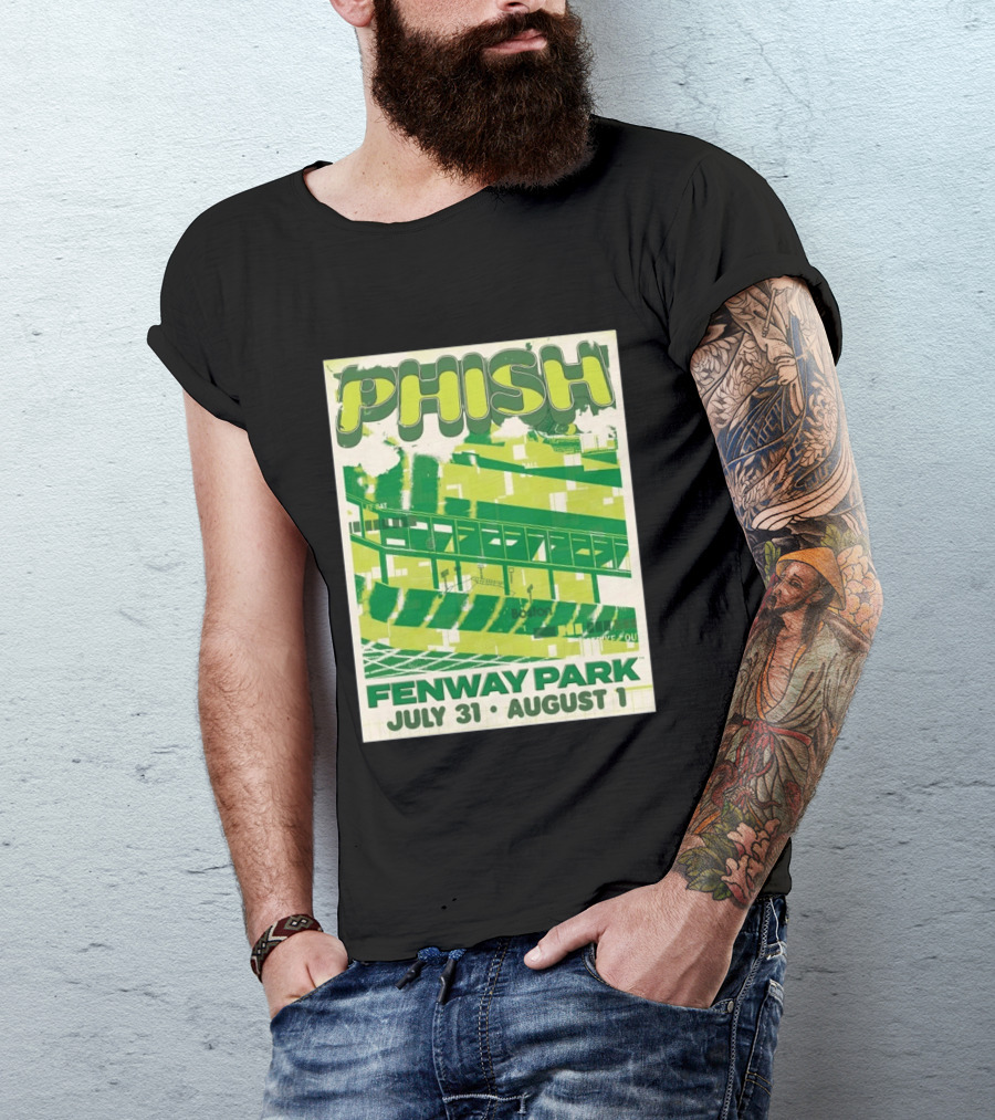 Phish Fenway Park Boston July 31 August 1 Event 2026 T-Shirt