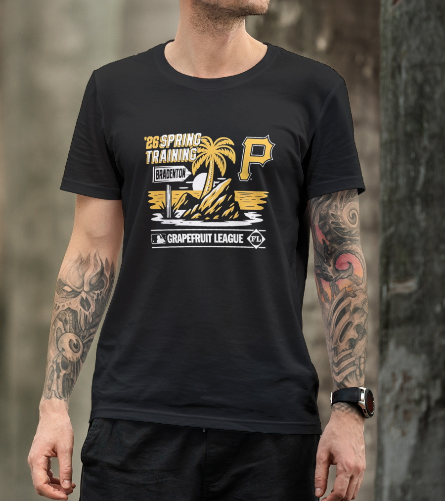 2026 Spring Training Bradenton Pittsburgh P Grapefruit League MLB FL T-Shirt