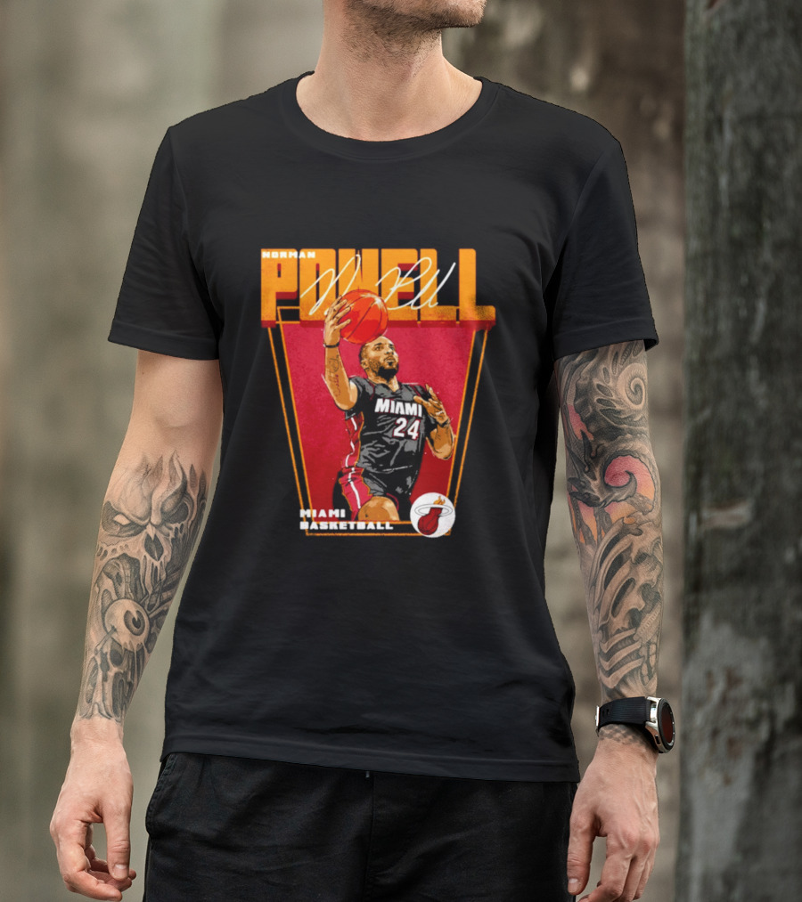 Norman Powell Miami Basketball 24 T-Shirt