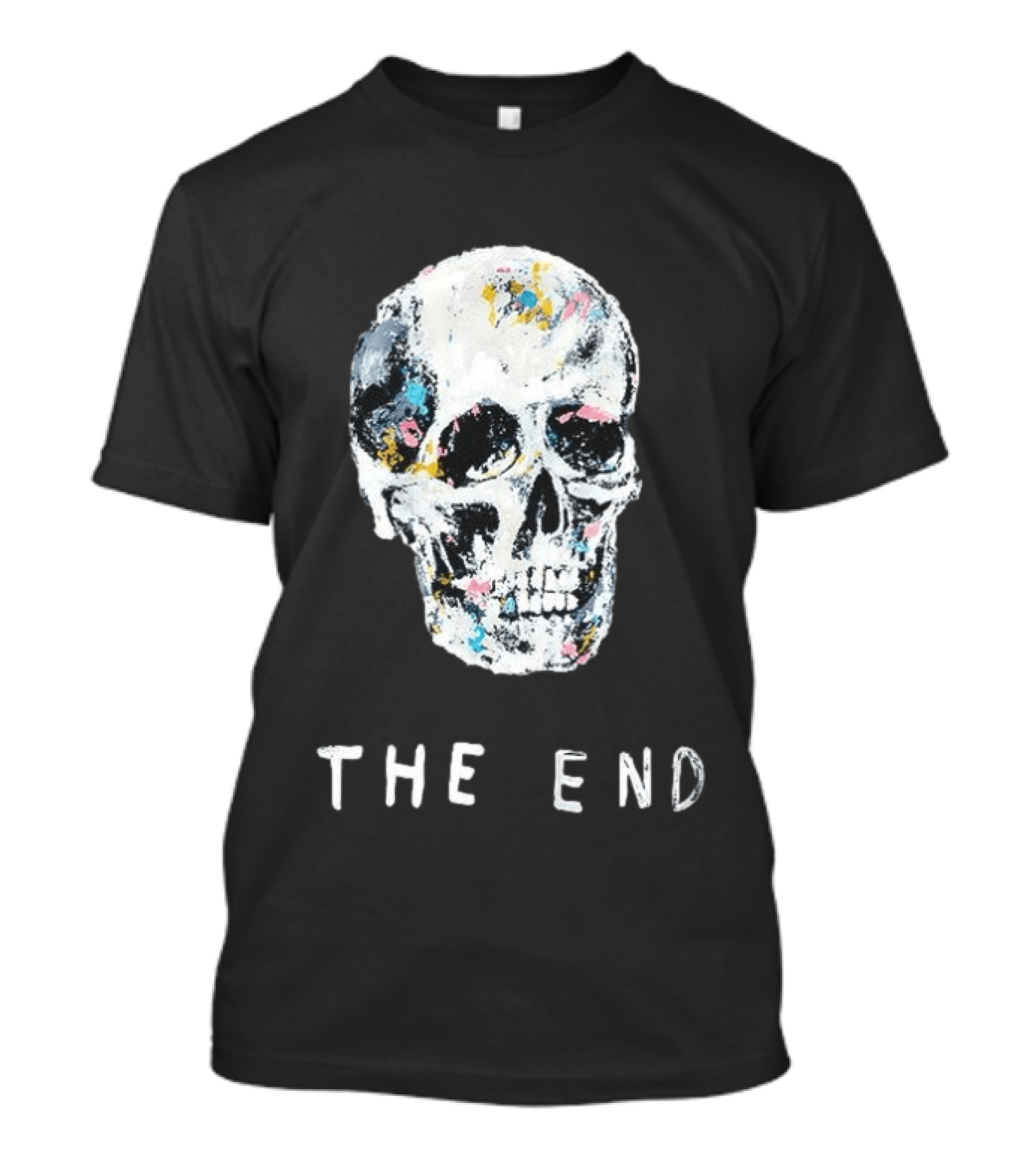 The End Colorful Skull T-Shirt