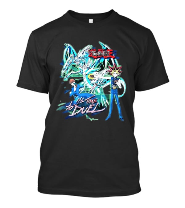 Yu Gi Oh Master Duel It's Time To Duel Blue Eyes White Dragon Yugi Kaiba T-Shirt