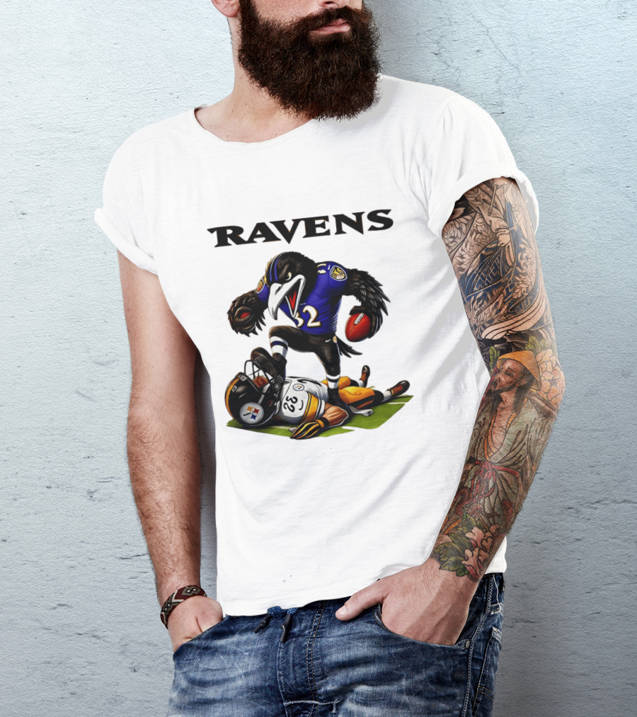 Ravens Vs Steelers Rivalry Intensity Football Battle T-Shirt