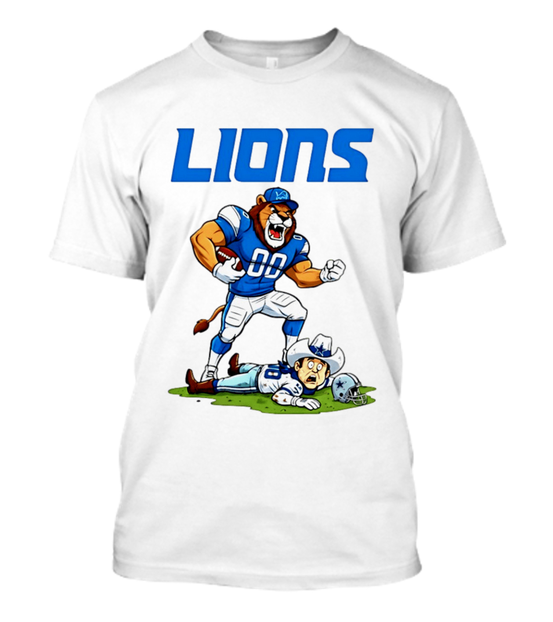 Detroit Lions Rivalry Victory Over Dallas Cowboys T-Shirt