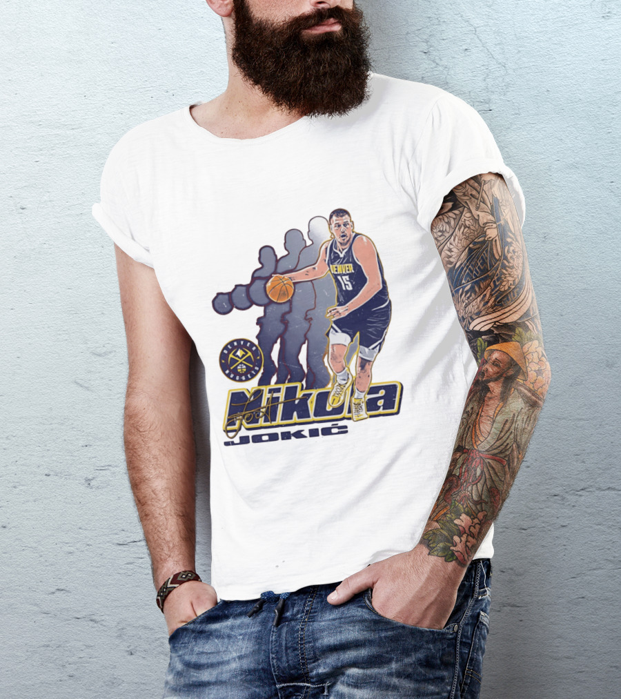 Denver Nuggets Nikola Jokic Basketball Player 15 T-Shirt