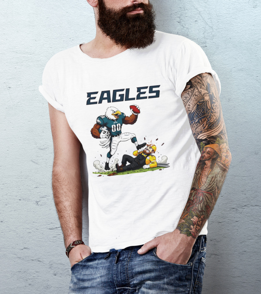 Philadelphia Eagles Vs Pittsburgh Steelers Rivalry Beat Steelers T-Shirt