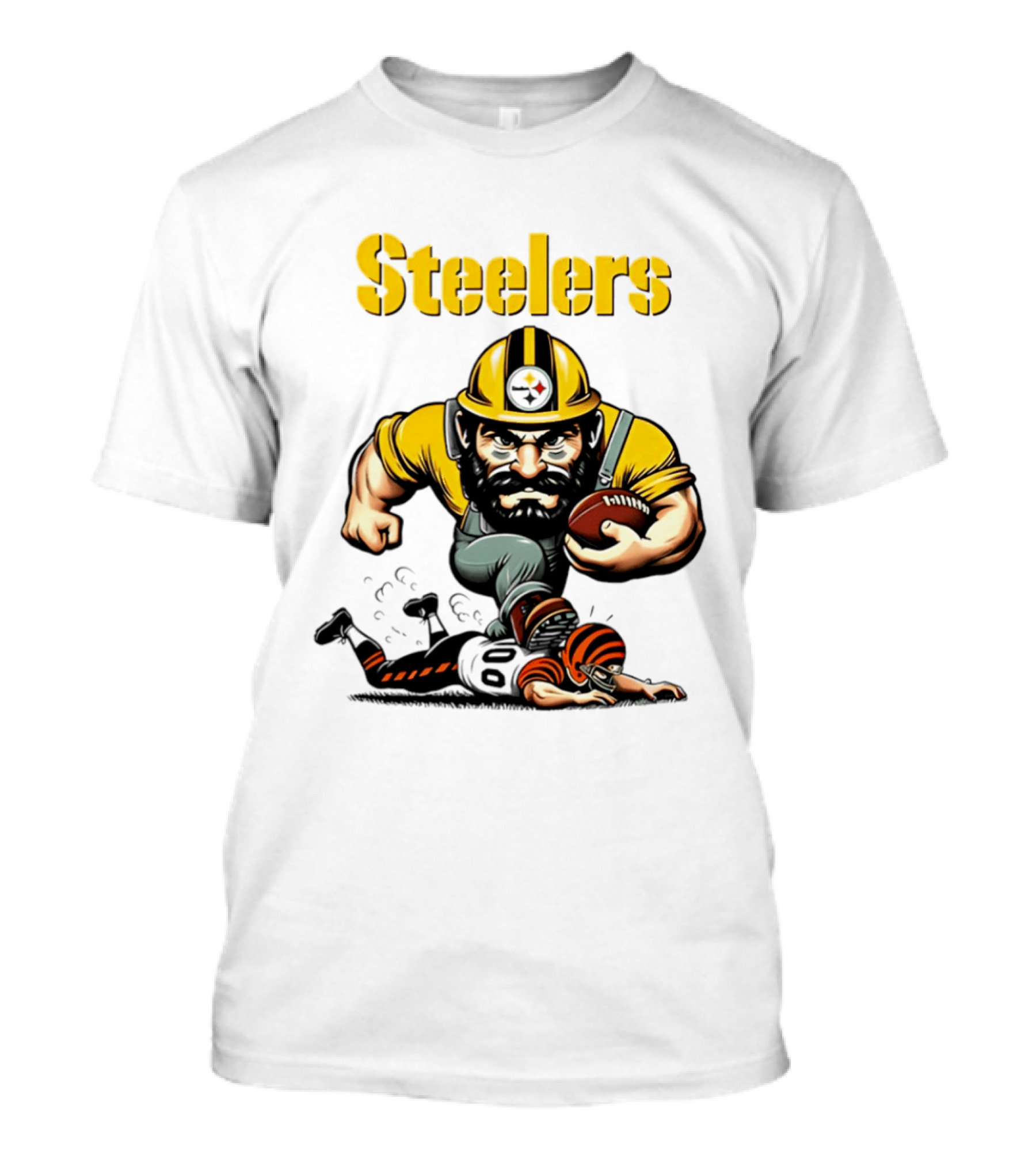Steelers Dominate Bengals Rivalry Tough Football Showdown T-Shirt