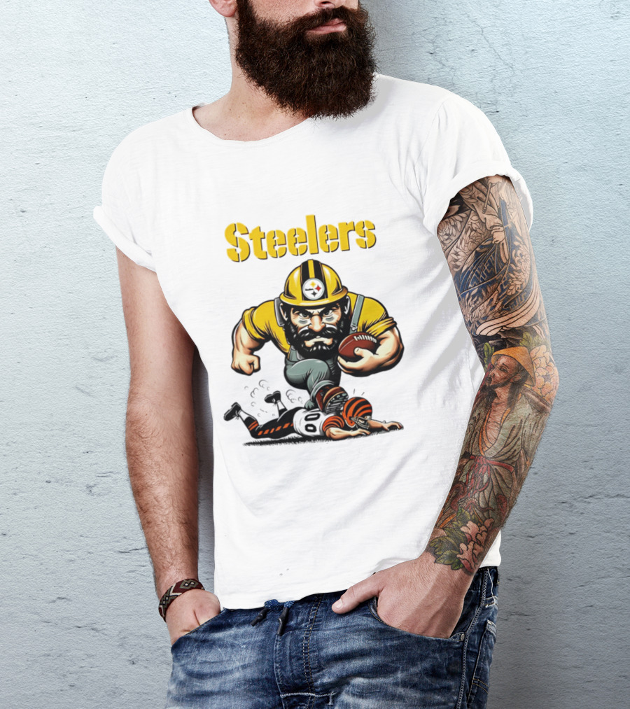 Steelers Dominate Bengals Rivalry Tough Football Showdown T-Shirt