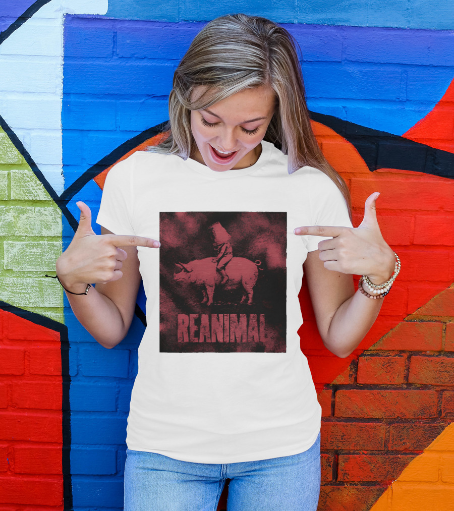 Reanimal Bucket Pig Rider Red T-Shirt