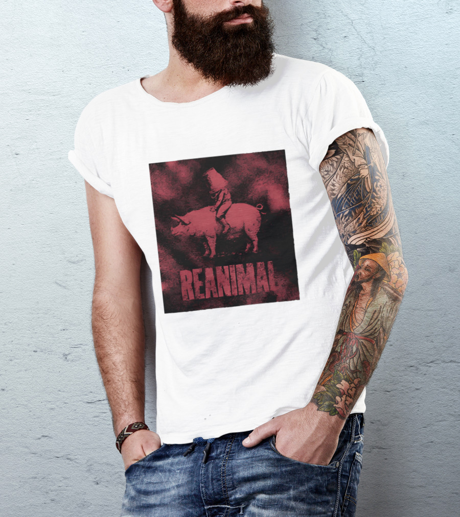 Reanimal Bucket Pig Rider Red T-Shirt