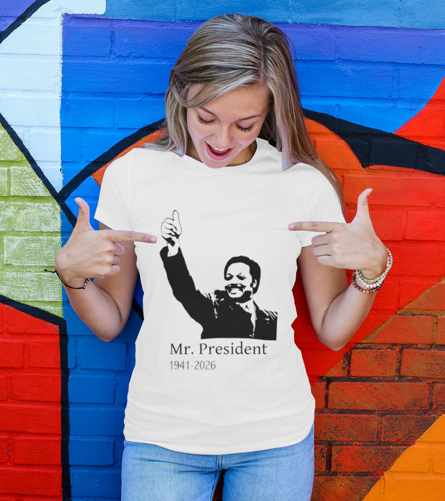 RIP Jesse Jackson Mr. President Memorial 1941 2026 T-Shirt