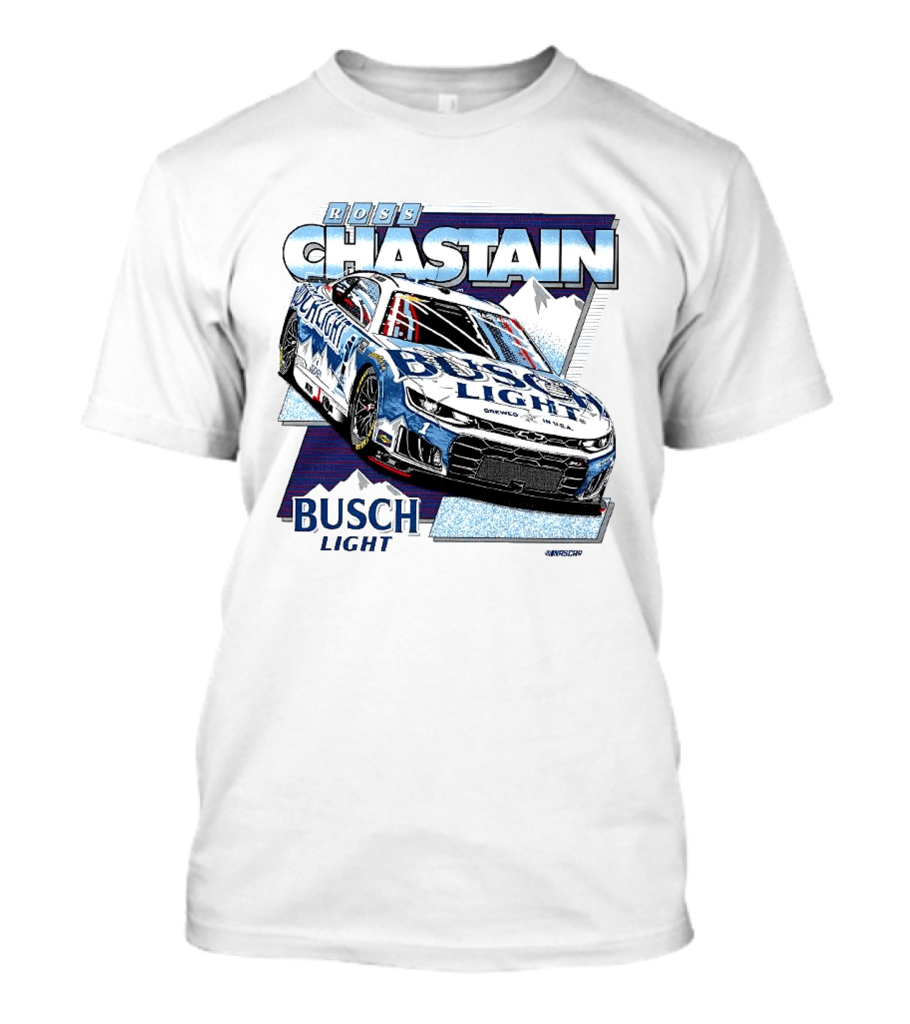 Ross Chastain Busch Light NASCAR Racing Car T-Shirt