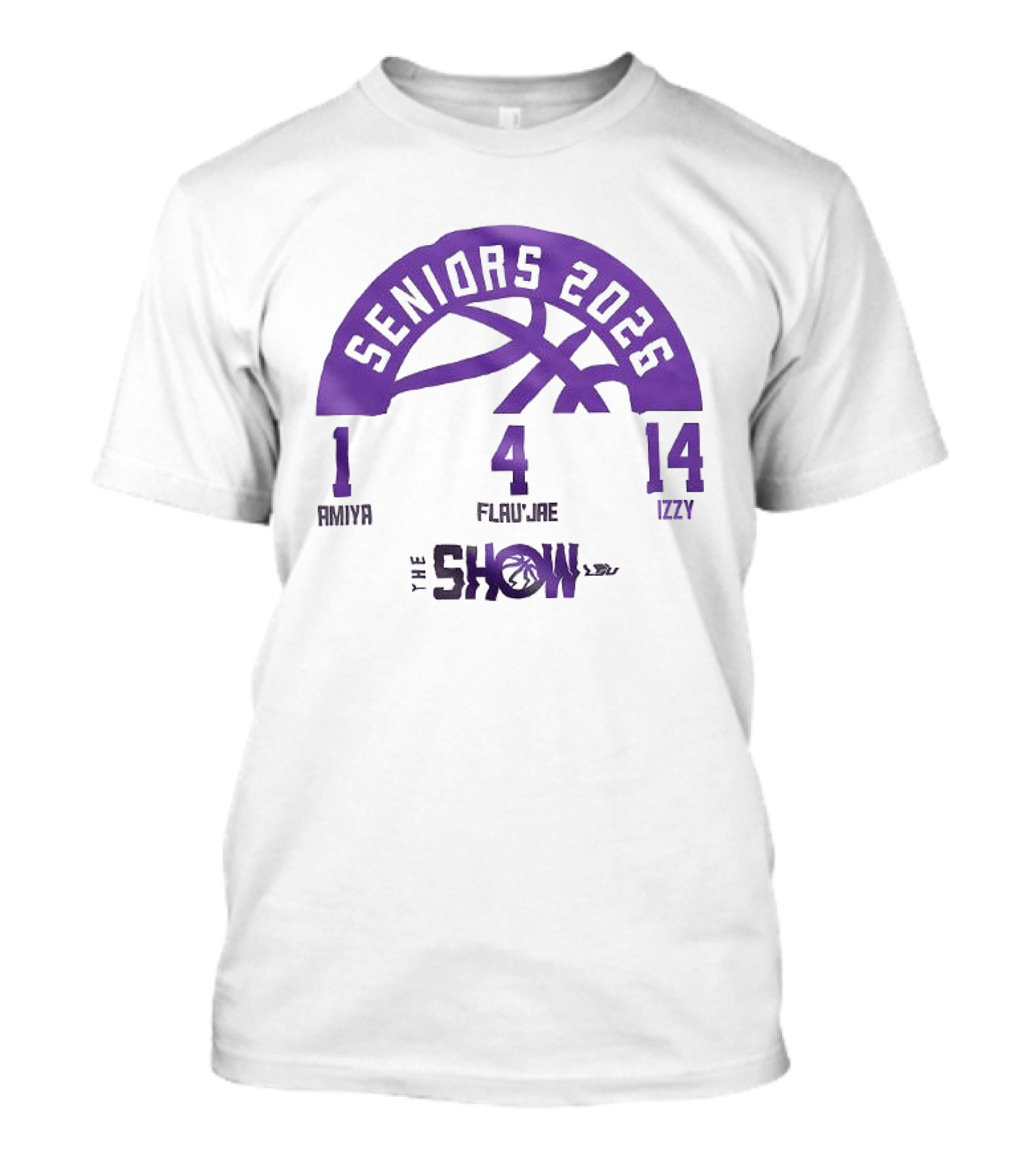 Seniors 2026 LSU Women's Basketball Amani Flau'Jae Izzy The Show T-Shirt