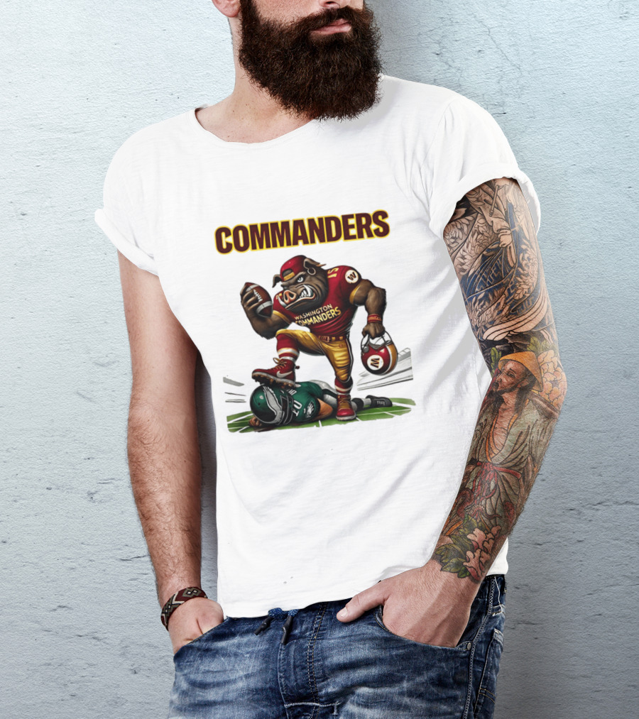 Washington Commanders Rivalry Victory Over Philadelphia Eagles T-Shirt