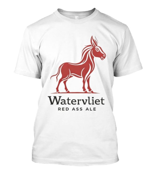 Watervliet Red Ass Ale Donkey T-Shirt