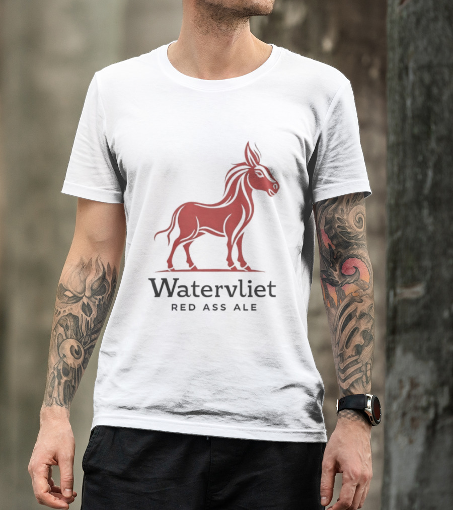 Watervliet Red Ass Ale Donkey T-Shirt