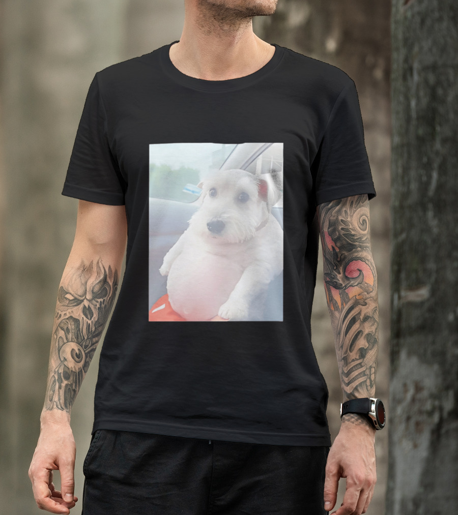 Fat Chud Dog Meme Funny Animal Image T-Shirt