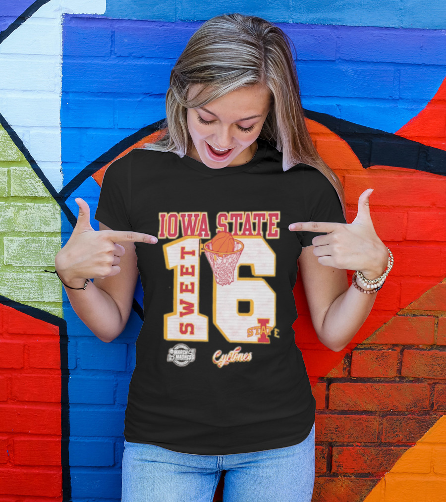 Iowa State Cyclones March Madness Sweet 16 Bound 2026 NCAA Tournament T-Shirt
