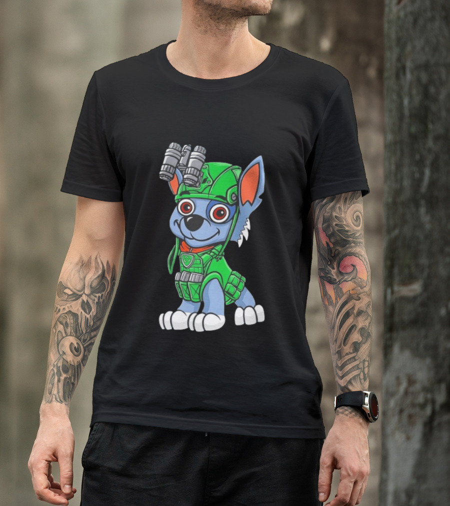 Rocky PAW Patrol Night Vision Recycling Dog T-Shirt