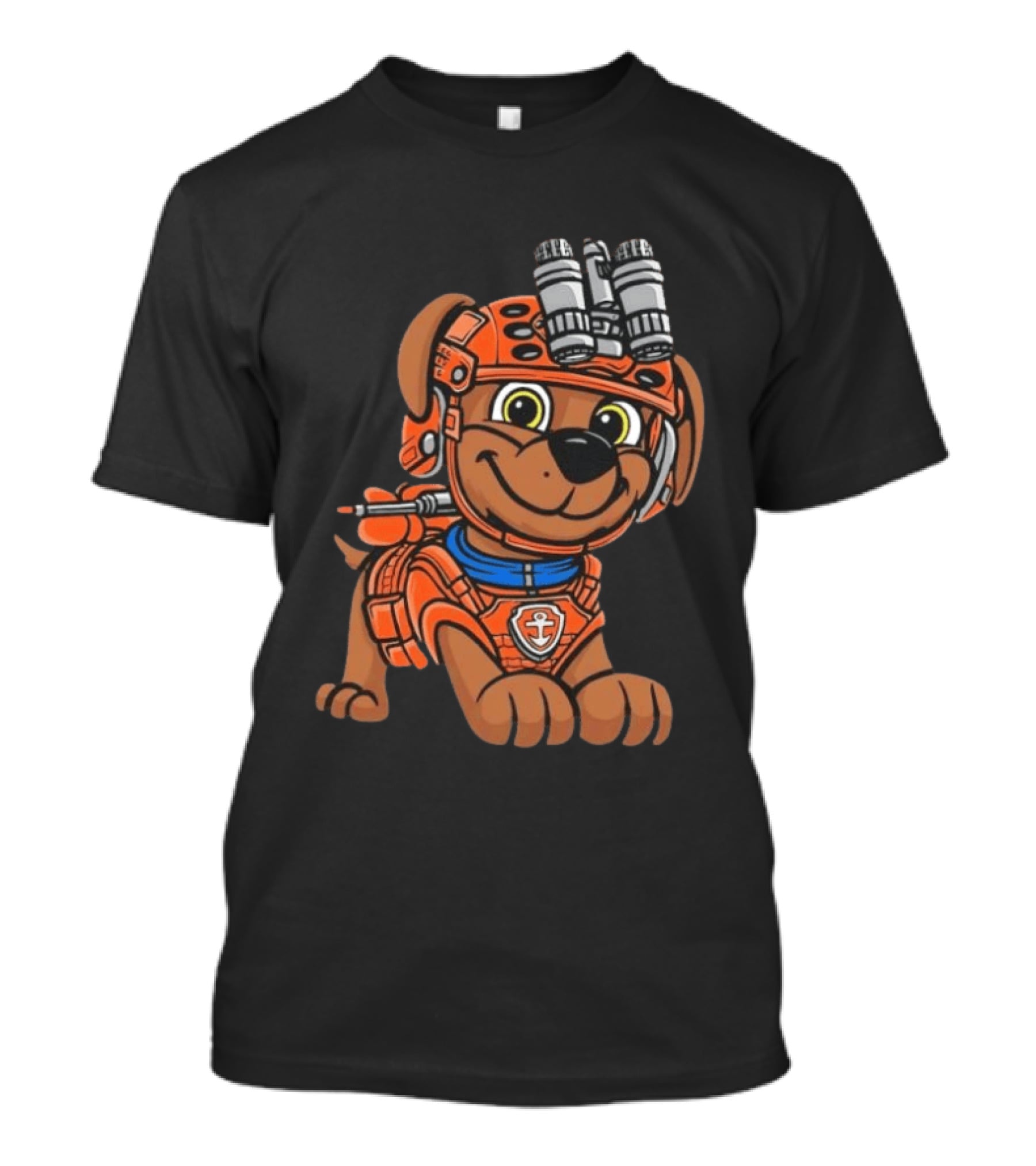Zuma PAW Patrol Water Rescue Pup With Anchor Emblem And Goggles T-Shirt
