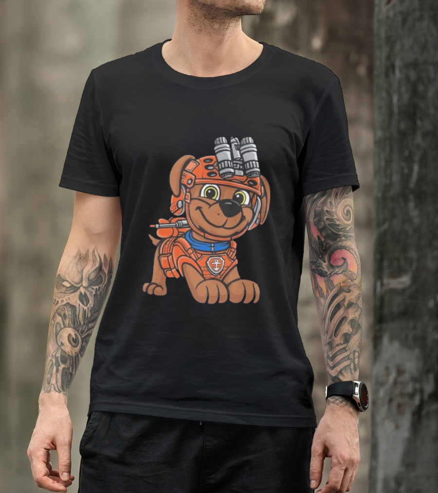 Zuma PAW Patrol Water Rescue Pup With Anchor Emblem And Goggles T-Shirt