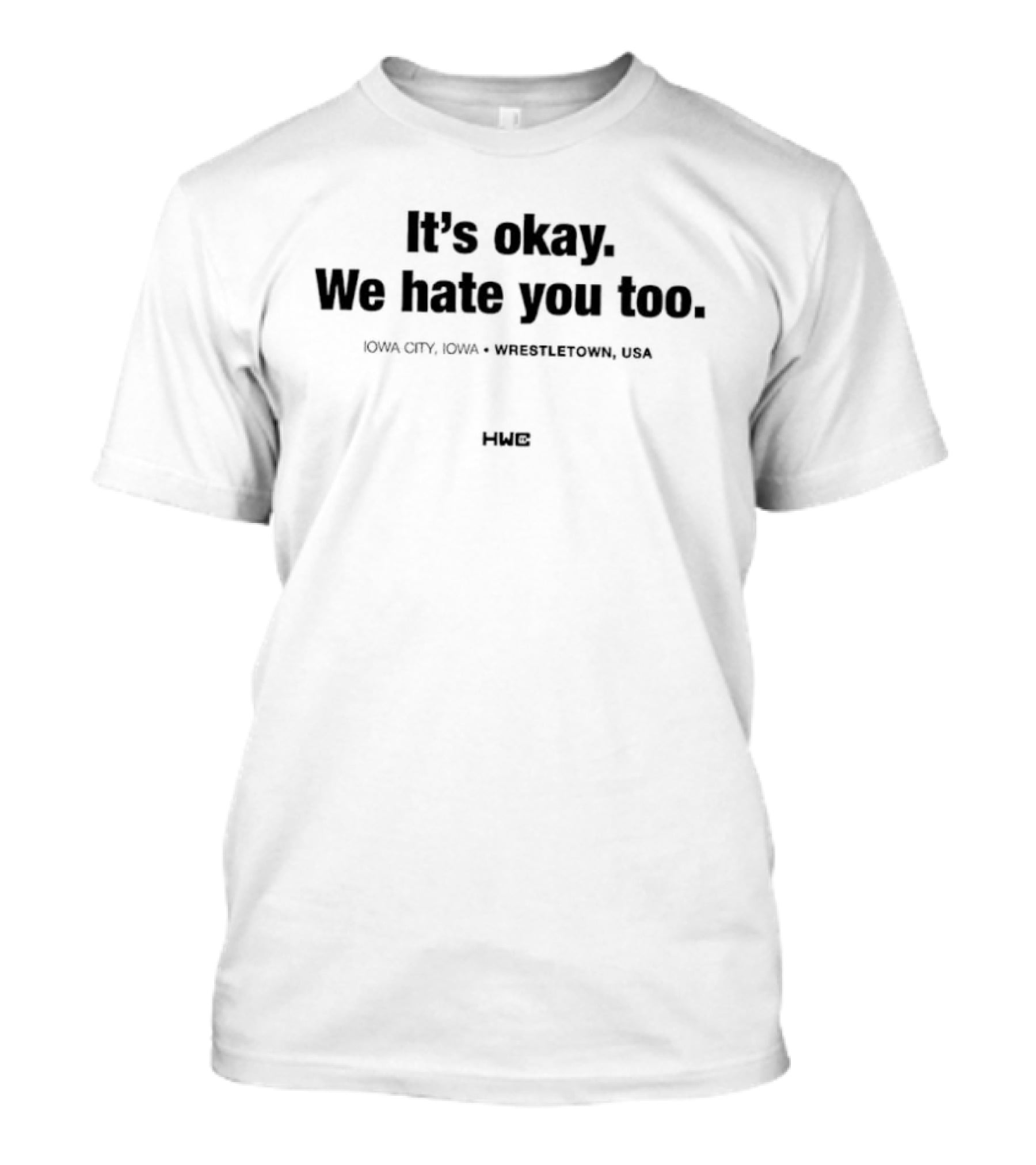 It's Okay We Hate You Too Wrestletown USA CM Punk MJF AEW T-Shirt