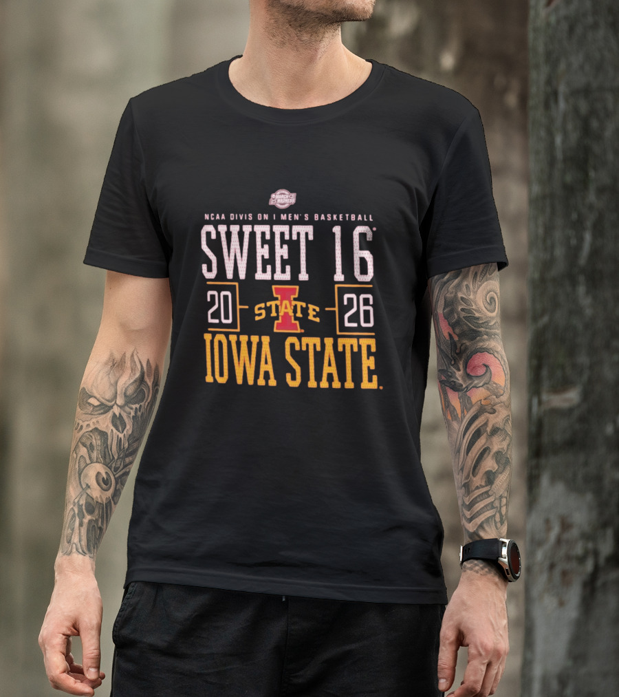 NCAA Division I Men's Basketball 2026 Iowa State Sweet 16 March Madness T-Shirt