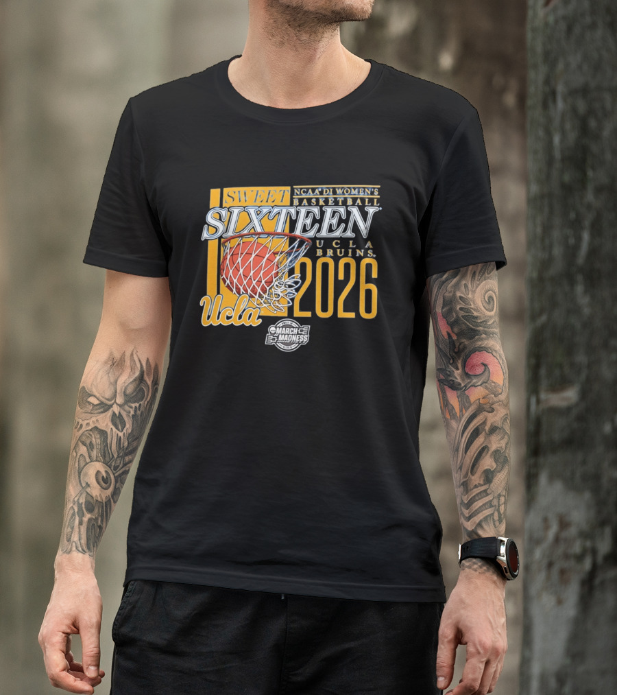 UCLA Bruins NCAA Women's Basketball Sweet Sixteen 2026 T-Shirt