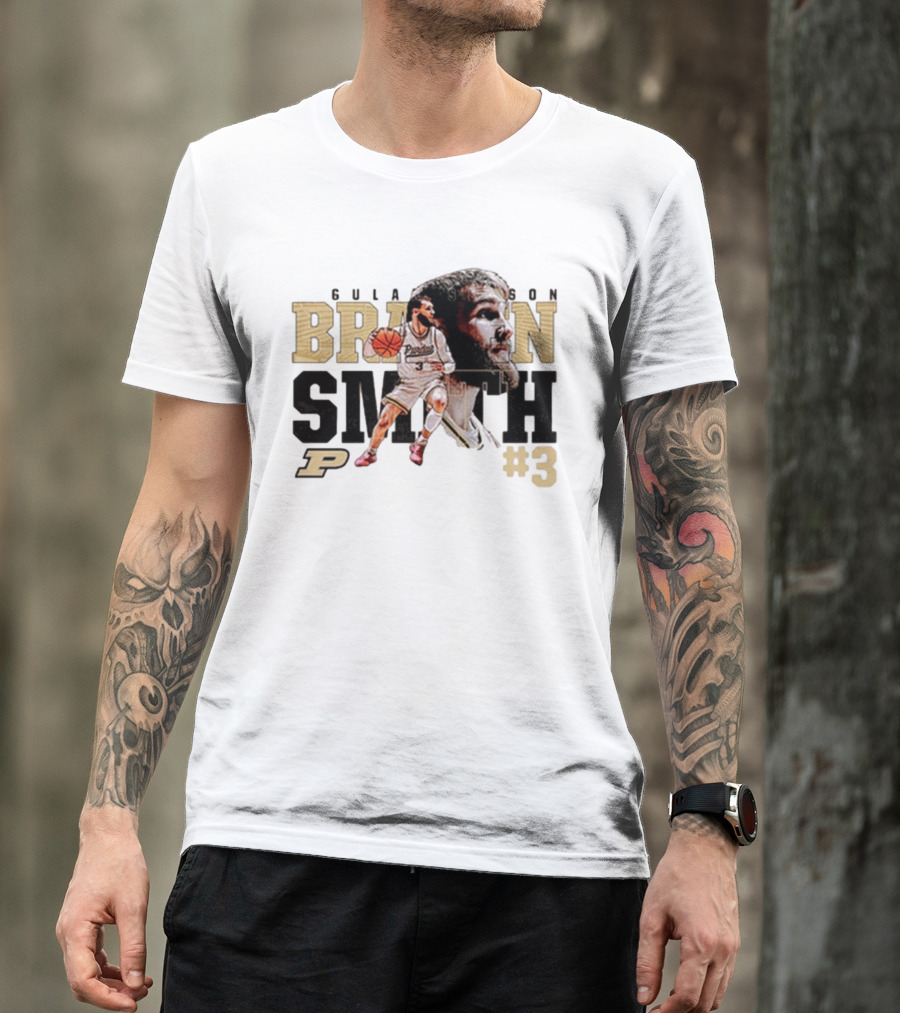 Braden Smith Purdue Boilermakers Basketball #3 Collage Cula Season T-Shirt