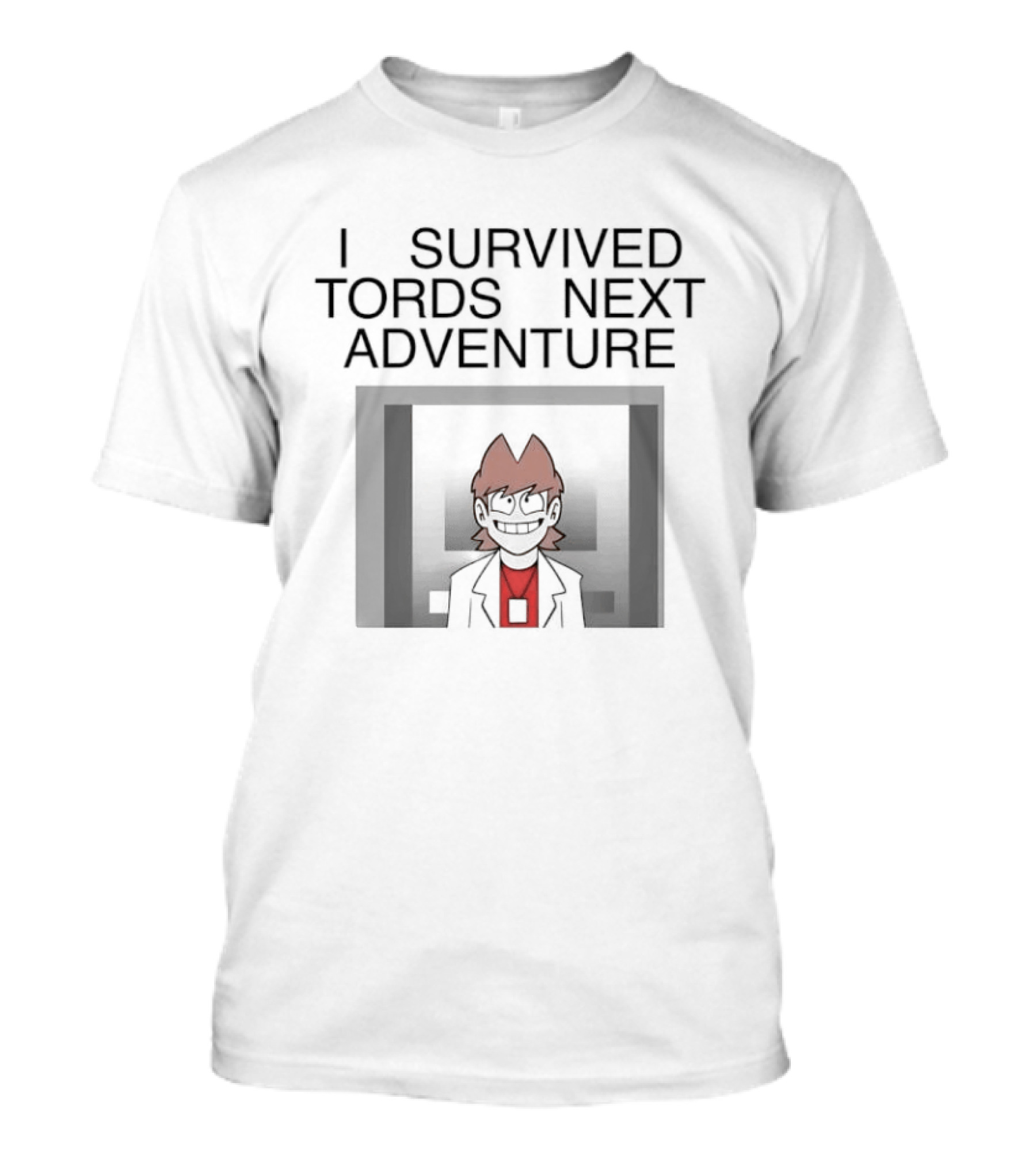 I Survived Tords Next Adventure Tord Character Red Hair Cartoon Image T-Shirt