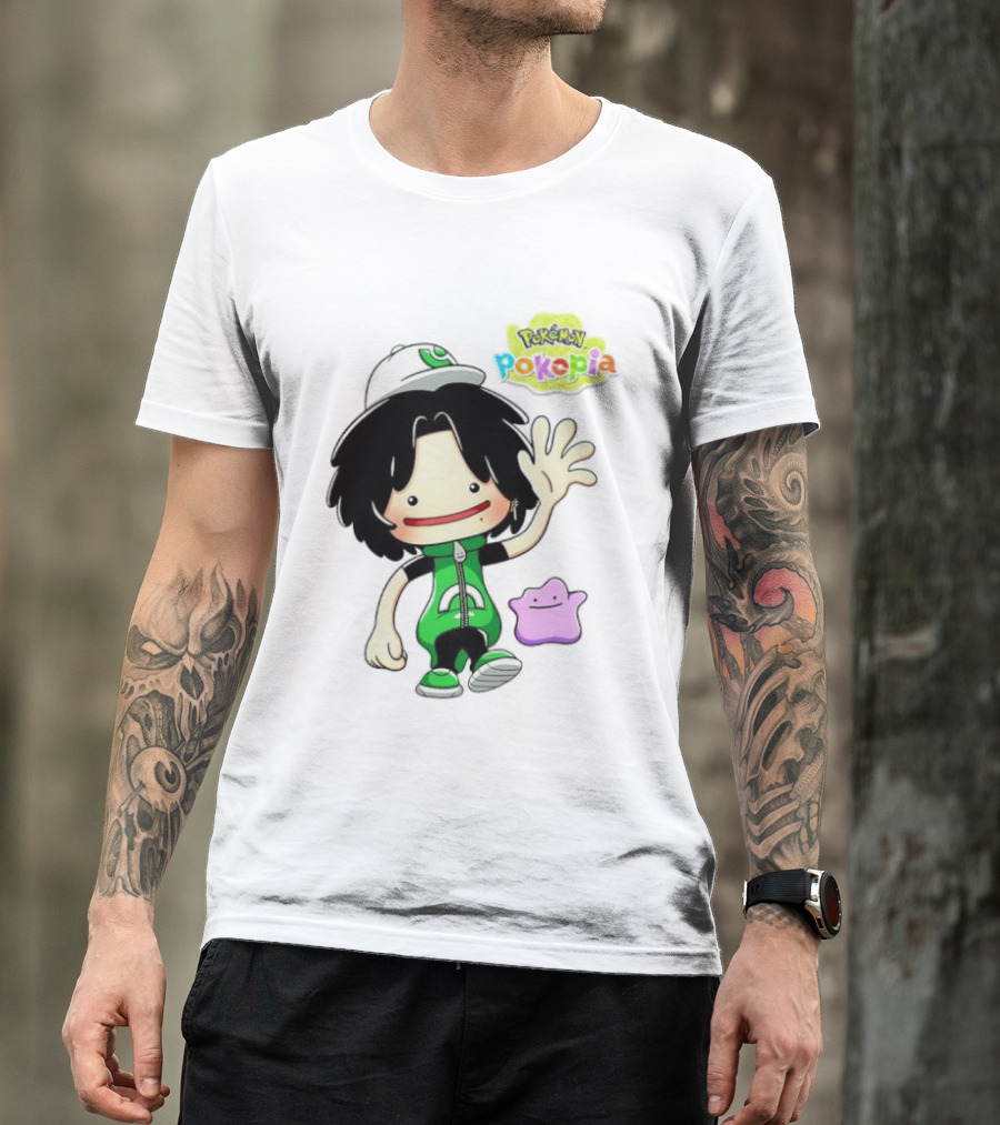 Pokemon Pokopia Cartoon Character With Ditto T-Shirt