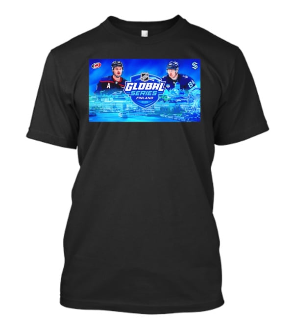 2026 NHL Global Series Finland Carolina Hurricanes Vs Seattle Kraken Helsinki Event T-Shirt
