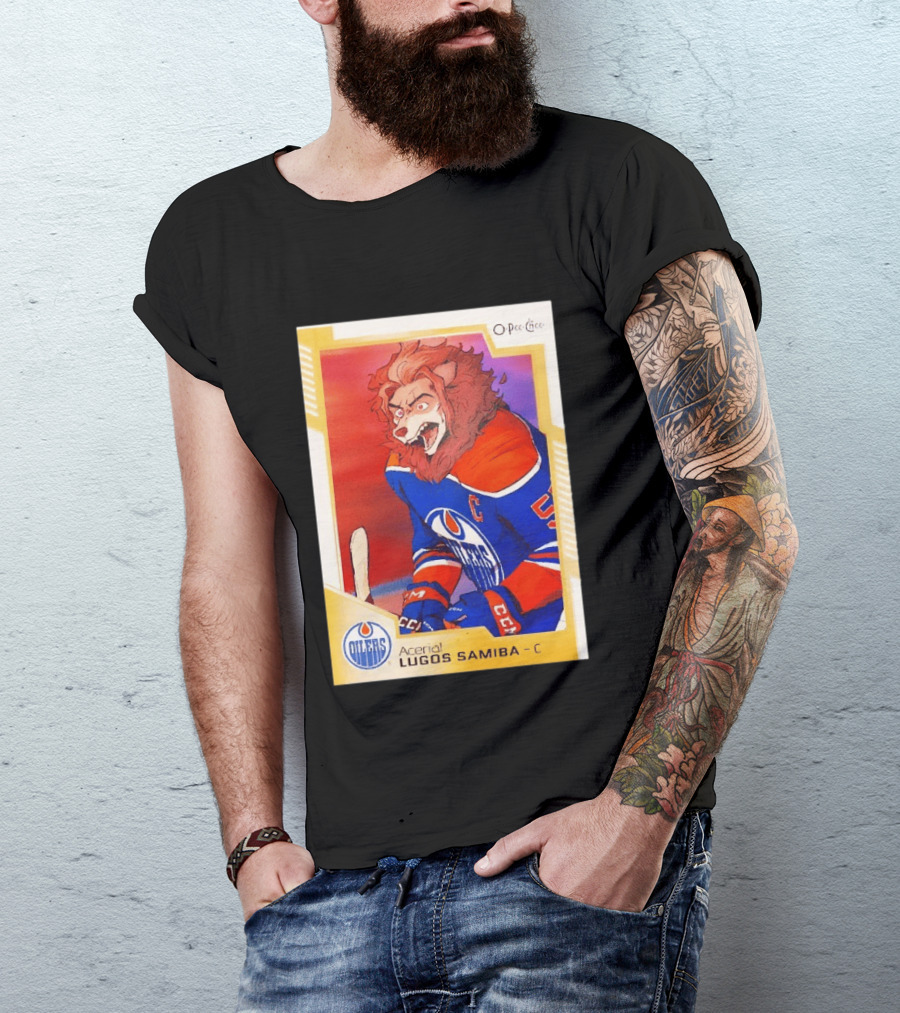 O Pee Chee Aceria Lugos Samiba C Edmonton Oilers T-Shirt