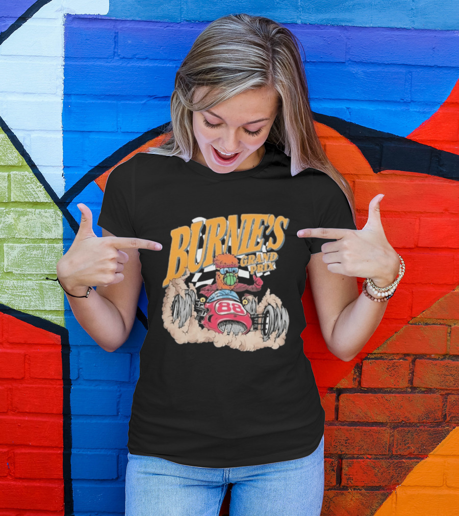 Burnie's Grand Prix Racing Miami Heat Court Culture 88 T-Shirt