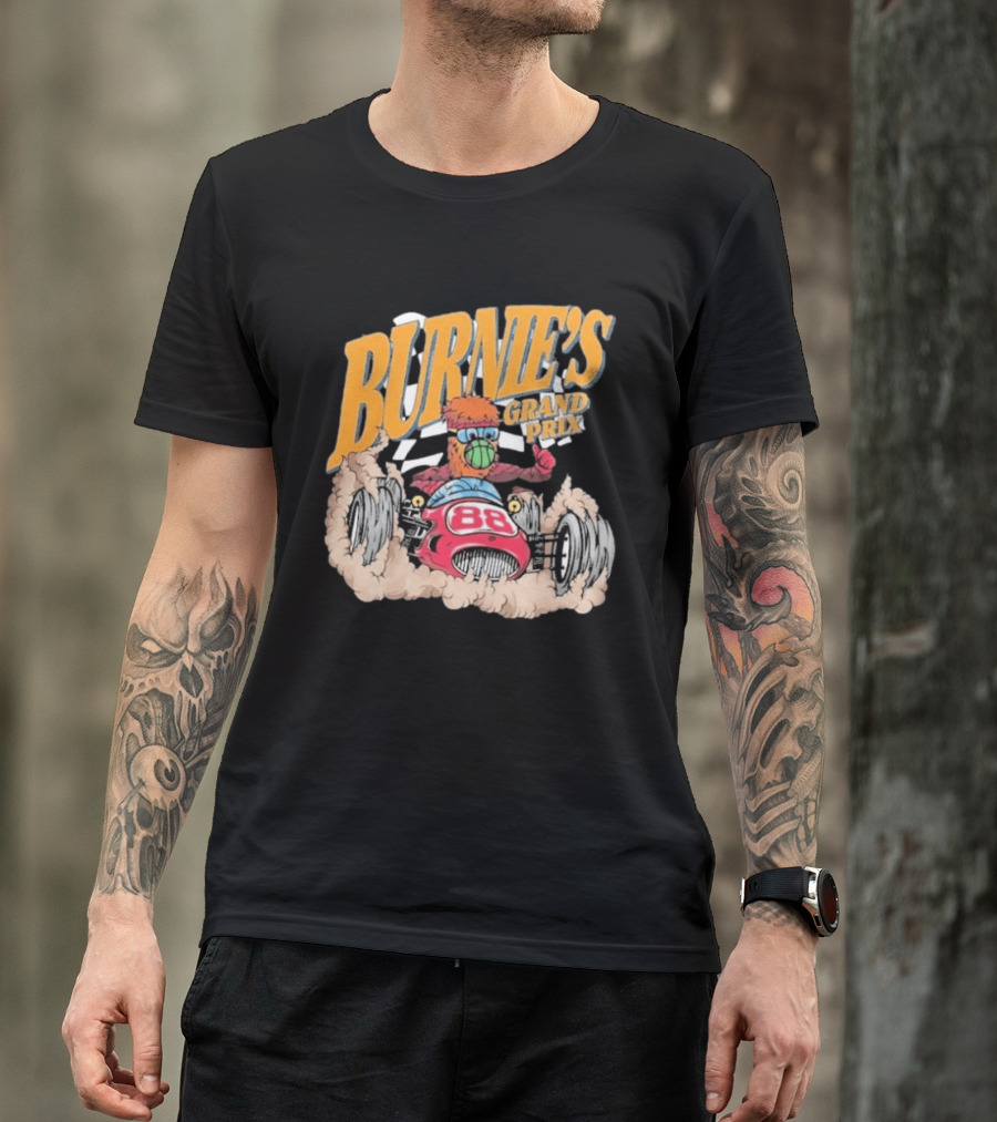 Burnie's Grand Prix Racing Miami Heat Court Culture 88 T-Shirt