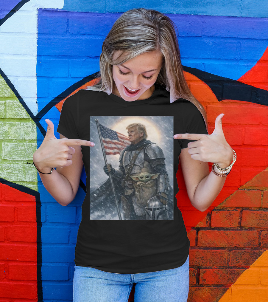 Happy Star Wars Day 2026 Donald Trump Grogu May The 4th Be With You The Mandalorian Star Wars Grogu T-Shirt