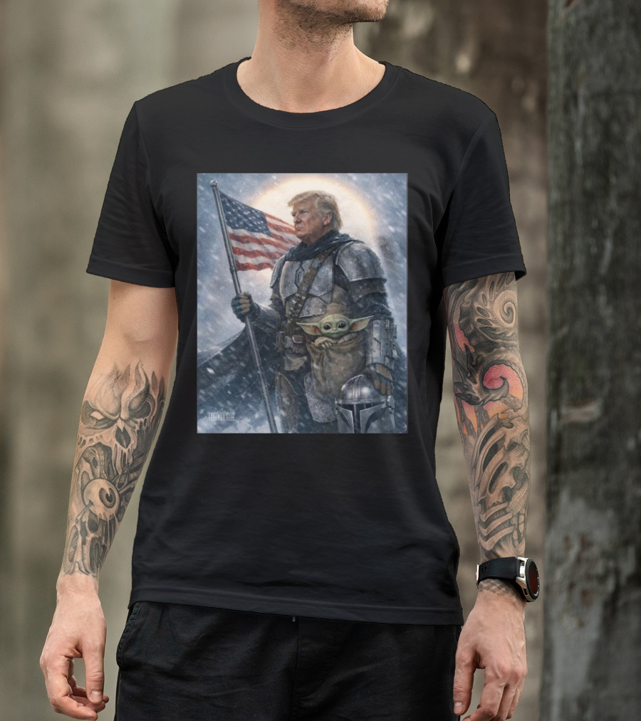 Happy Star Wars Day 2026 Donald Trump Grogu May The 4th Be With You The Mandalorian Star Wars Grogu T-Shirt