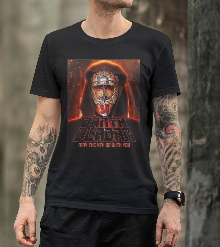Darth Vladar May The 4th Be With You Star Wars Hockey Mashup T-Shirt