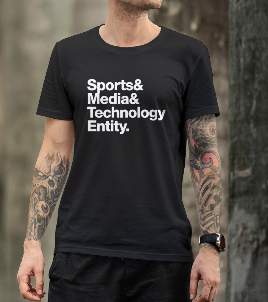 Sports Media Technology Entity Collaboration T-Shirt