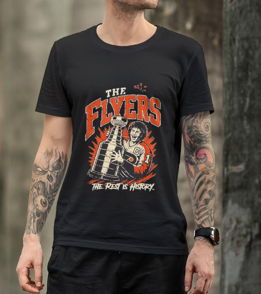 The Flyers The Rest Is History Iconic Hockey Celebration T-Shirt
