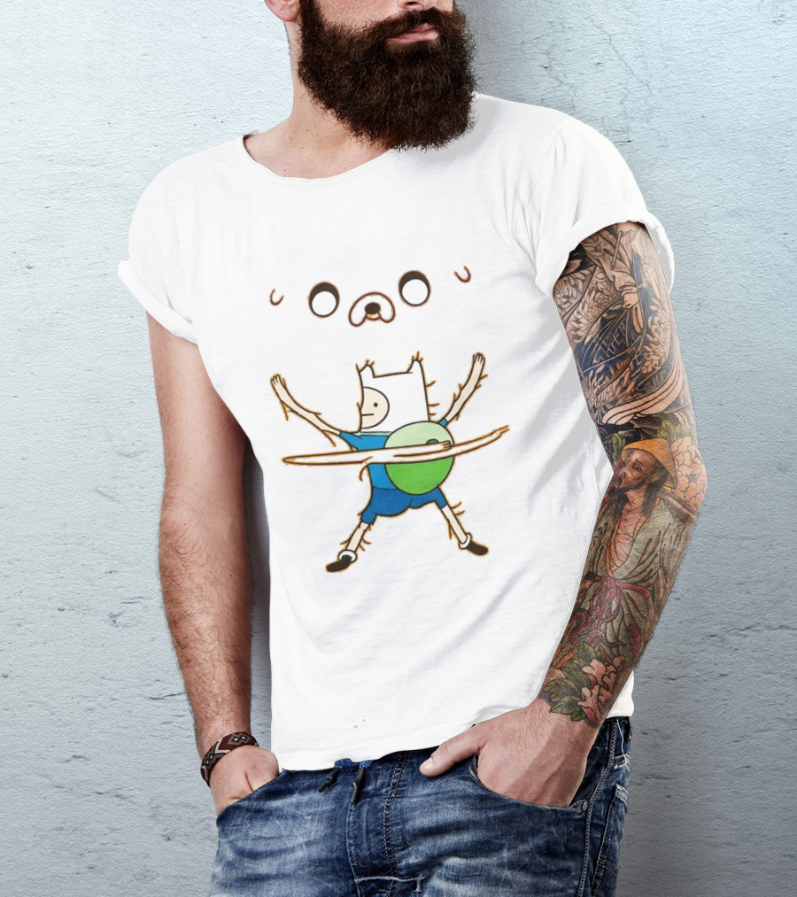 Adventure Time Finn And Jake Da Vinci T-Shirt