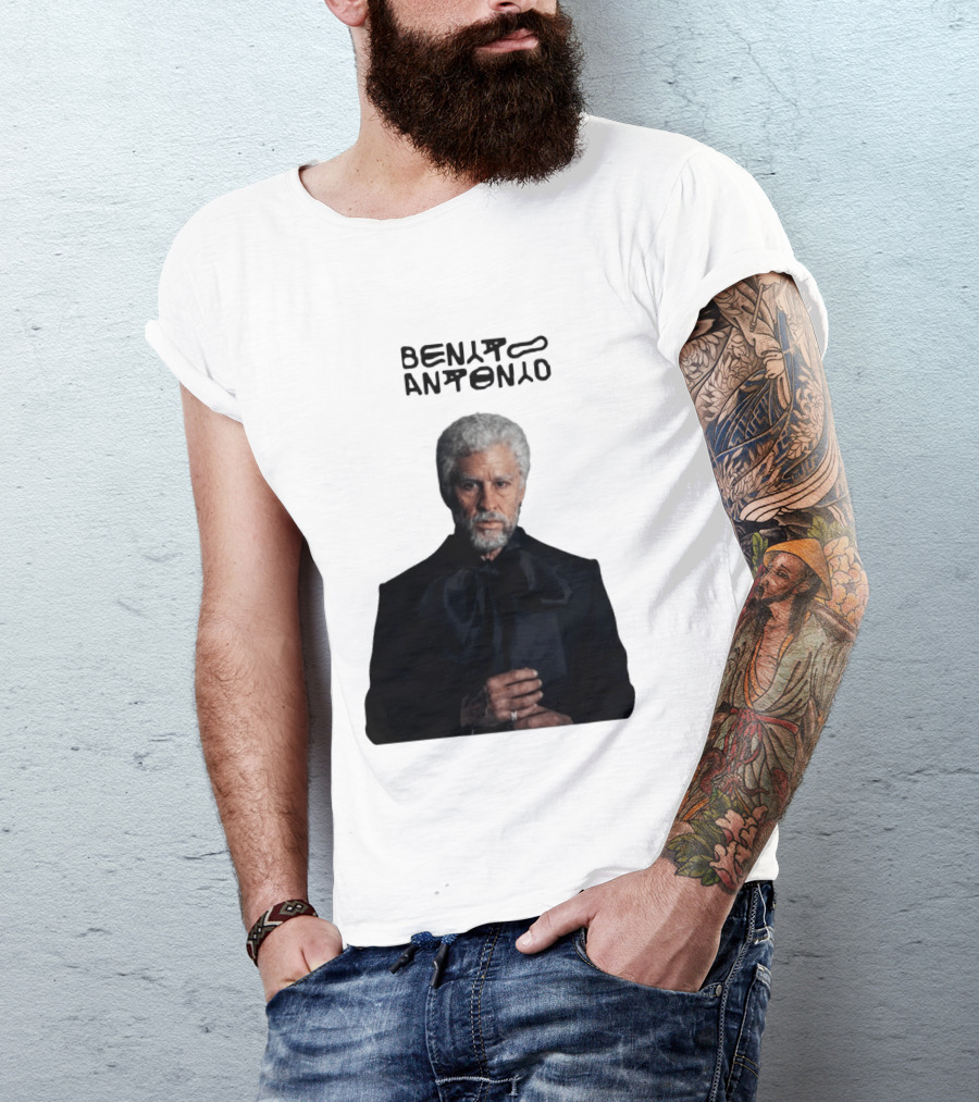 Benito Antonio Character In Black Outfit T-Shirt