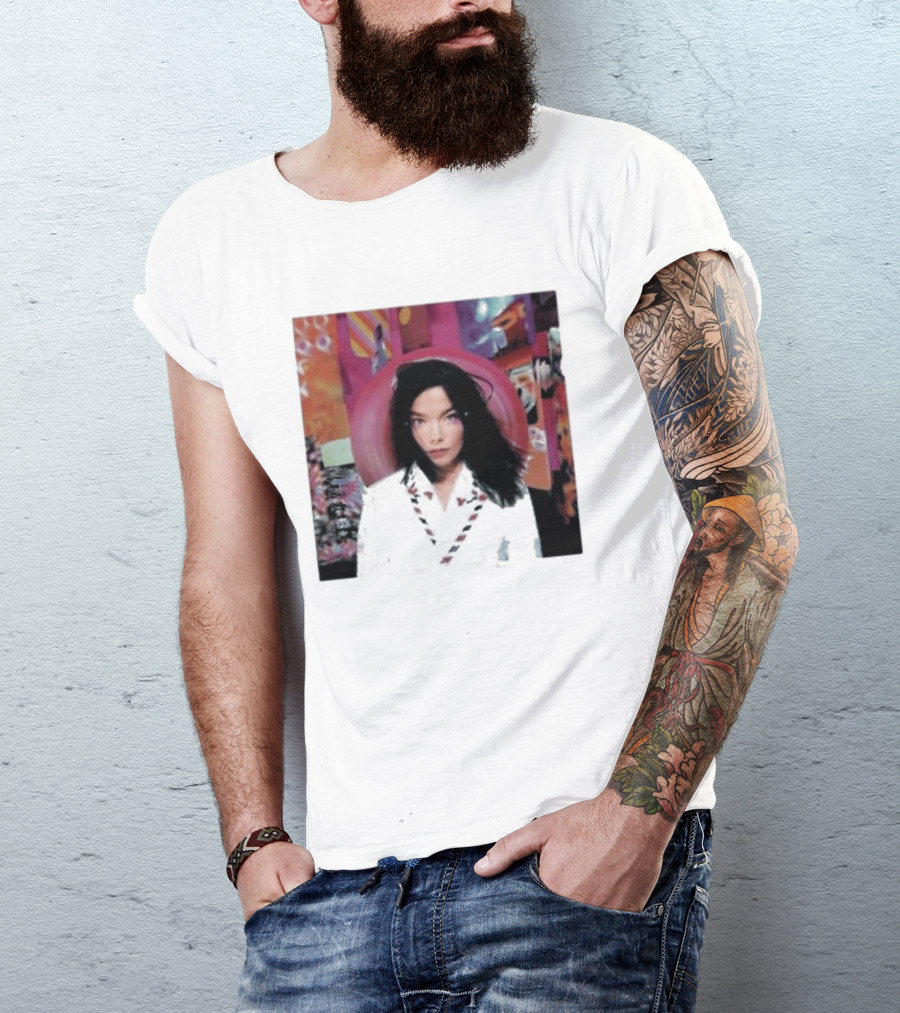 Bjork Post Album Cover Photographic Print T-Shirt